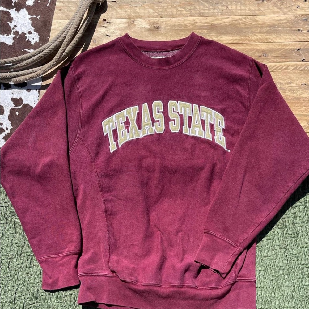 Red crewneck